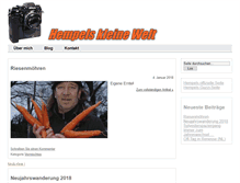 Tablet Screenshot of blog.frank-hempel.de